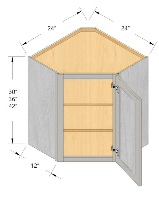Diagonal Wall Caorner Cabinets