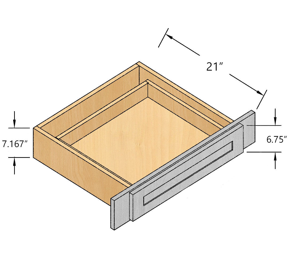 Vanity Knee Drawers