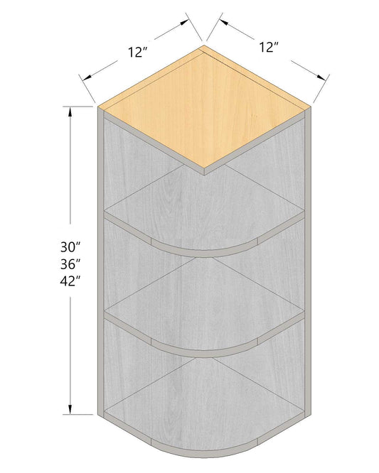 Wall End Shelf Cabinets