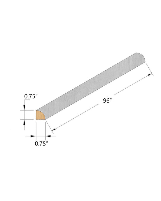 Quarter Round Shoe Molding