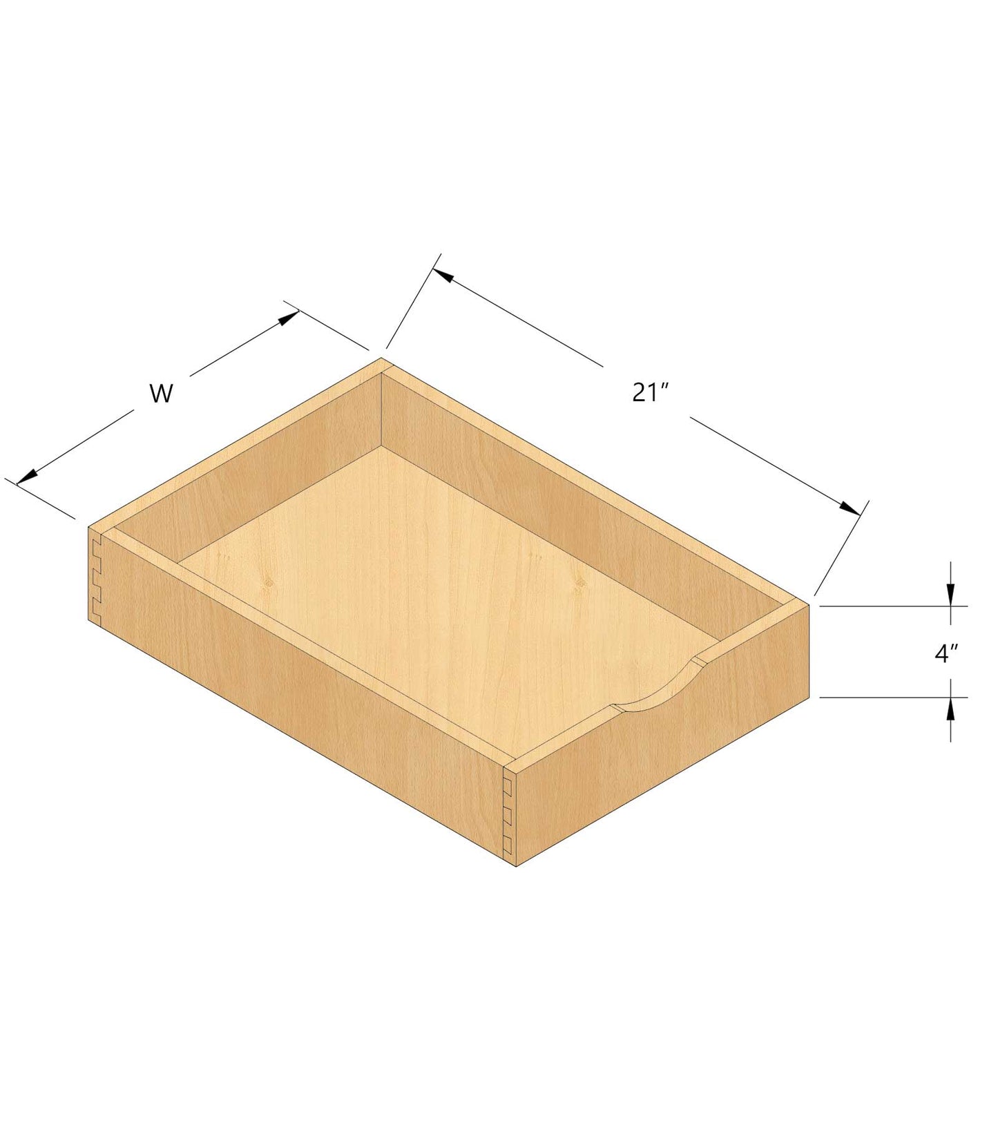 Roll Out Drawer Box