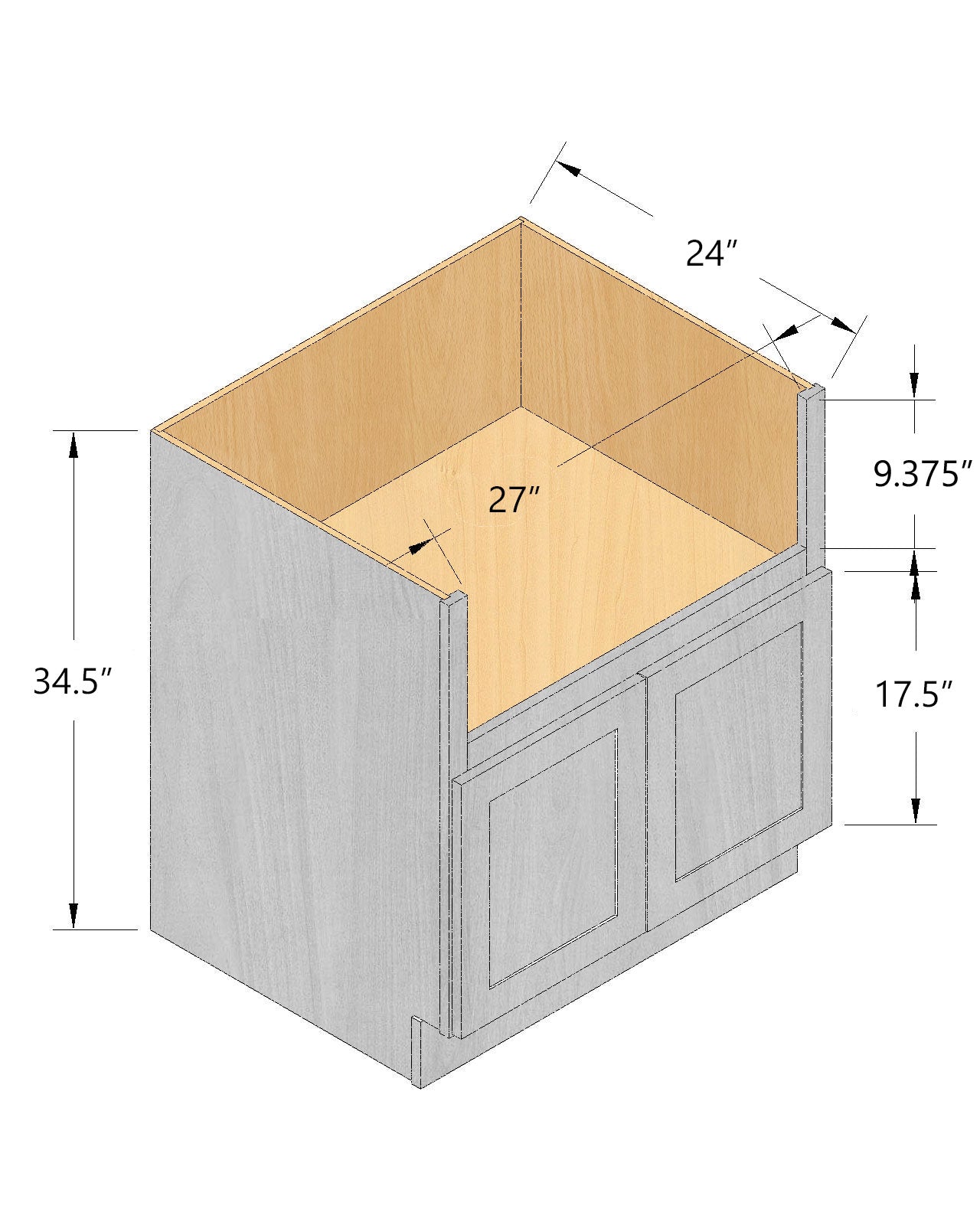 Farm Sink Base Cabinet